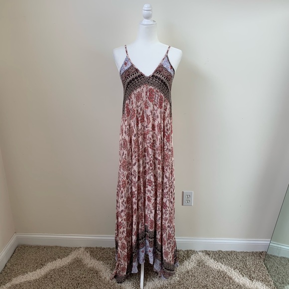 Freeway Boho Asymmetrical Maxi Dress - Picture 5 of 9